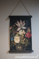 Wandkaart bloemen